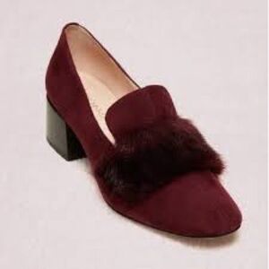 New Gama Cherrywood suede loafers by Kate Spade 7.5M New in box!